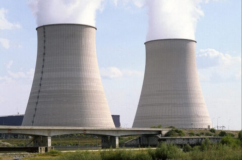 Photographie d'une centrale nucléaire américaine