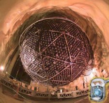 Photographie des installations de l'observatoire des neutrinos de Sudbury