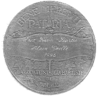 Médaille Léon Lortie (pile)